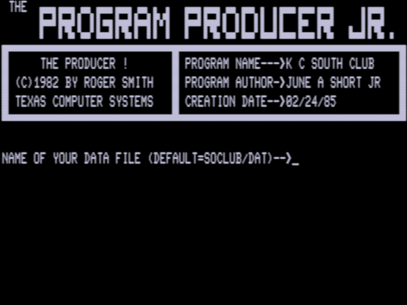 Screen shot
